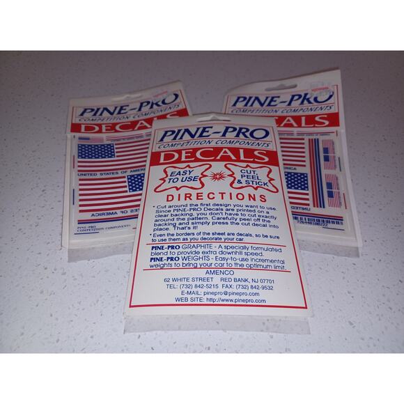 Variety Pinecar/ Pine Pro Stick-On Decals - Picture 7 of 9
